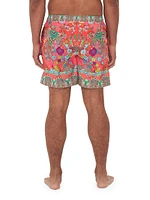 Floral Drawstring Swim Shorts