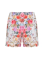 Floral Drawstring Swim Shorts