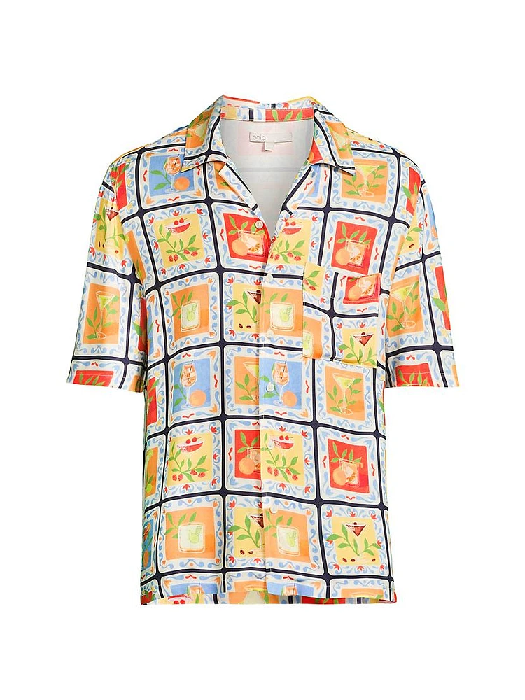 Vacation Printed Short-Sleeve Shirt