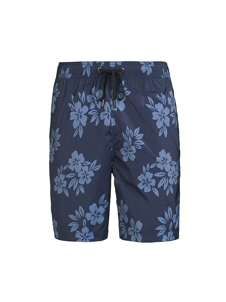 Charles 7-Inch Floral Swim Trunks