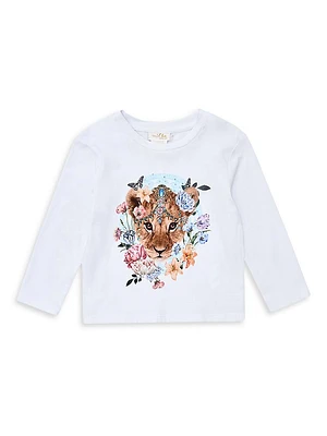 Baby Girl's, Little Girl's & Cub Graphic Long-Sleeve T-Shirt