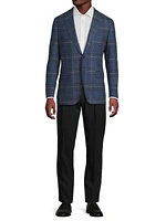 Windowpane Wool Sport Jacket