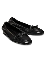 Tully Lacquered Leather Loafers