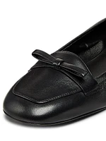 Tully Lacquered Leather Loafers