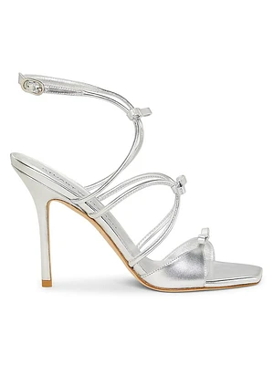 Tully 100MM Metallic Leather Sandals