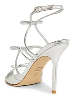 Tully 100MM Metallic Leather Sandals