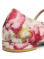 Clarice Floral Jacquard Ballet Flats