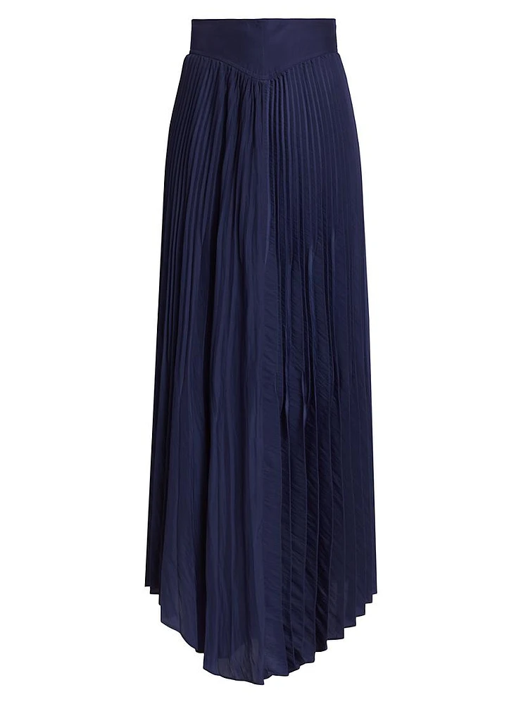 Winifred Pleated Maxi Skirt