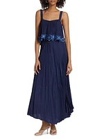 Winifred Pleated Maxi Skirt