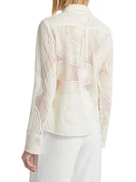 Hulda Tulle Embroidered Shirt