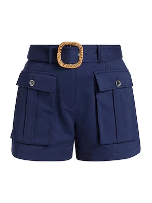 Cornelia Belted Utility Shorts