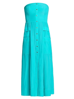 Blair Strapless Midi-Dress