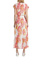 Rachel Floral Midi-Dress