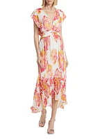 Rachel Floral Midi-Dress