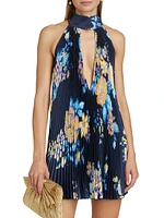 Opera Floral Sleeveless Minidress