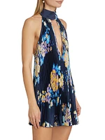 Opera Floral Sleeveless Minidress