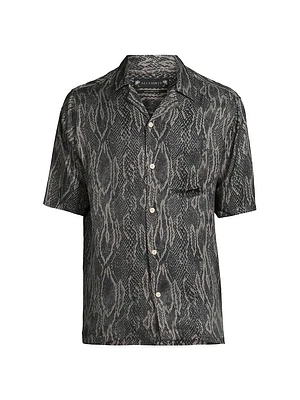 Boomslang Snake Relaxed-Fit Camp Shirt