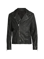 Rosser Leather Biker Jacket