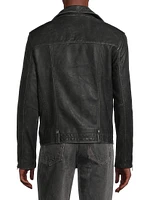 Rosser Leather Biker Jacket