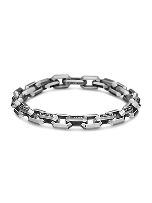 Heirloom Chain Link Bracelet Sterling Silver