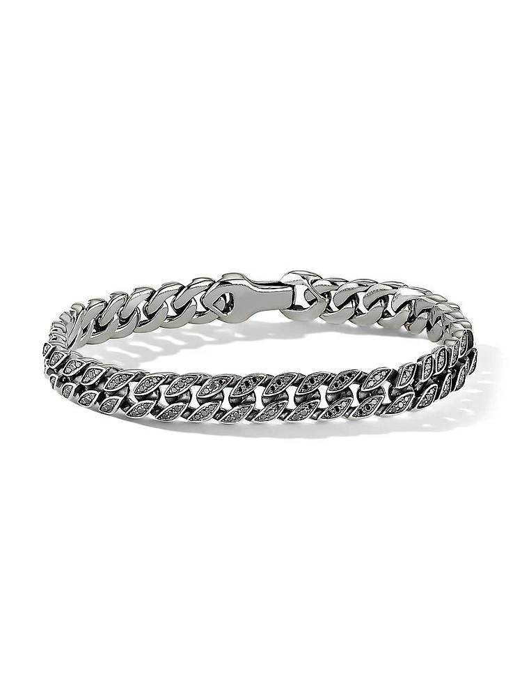 Curb Chain Bracelet Sterling Silver