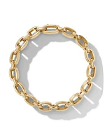 Deco Beveled Link Bracelet in 18K Yellow Gold