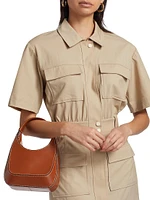 Yohana Cargo Mini Shirtdress