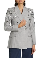 Getty Pailettes Double-Breasted Blazer