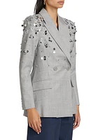 Getty Pailettes Double-Breasted Blazer