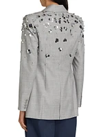 Getty Pailettes Double-Breasted Blazer