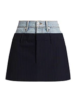 Rilee Double Waist Miniskirt