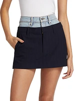 Rilee Double Waist Miniskirt