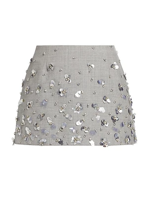 Larissa Embellished Miniskirt