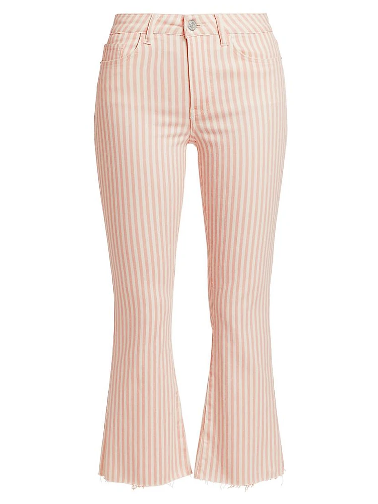 Le Crop Mini Boot Cabana Stripe Pants