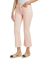 Le Crop Mini Boot Cabana Stripe Pants