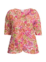 Fabiola Jersey Floral Top