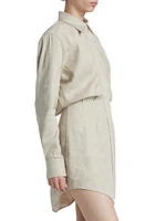 The Vera Linen-Silk Shirtdress