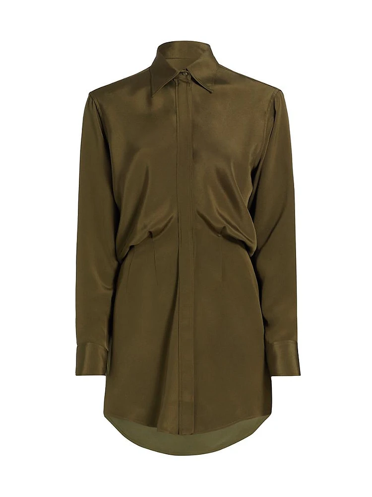 The Vera Silk Shirtdress