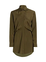 The Vera Silk Shirtdress