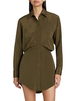 The Vera Silk Shirtdress