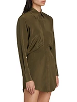 The Vera Silk Shirtdress