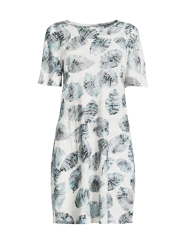 Falling Palms T-Shirt Dress