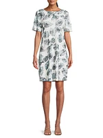 Falling Palms T-Shirt Dress