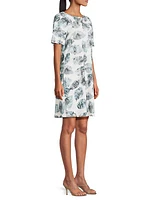 Falling Palms T-Shirt Dress