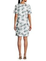 Falling Palms T-Shirt Dress