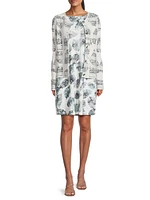 Falling Palms T-Shirt Dress