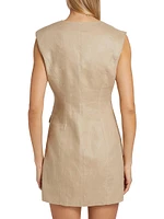 Hayden Linen Vest Minidress