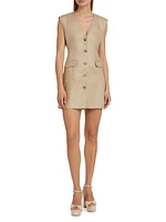 Hayden Linen Vest Minidress