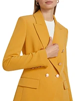 Kylie Double-Breasted Cutaway Blazer