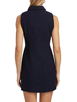 Sophia Sleeveless Mini Shirtdress